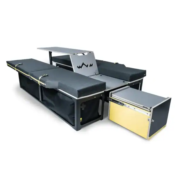 Sitka Plus Camperbox van Visu uitgeklapt