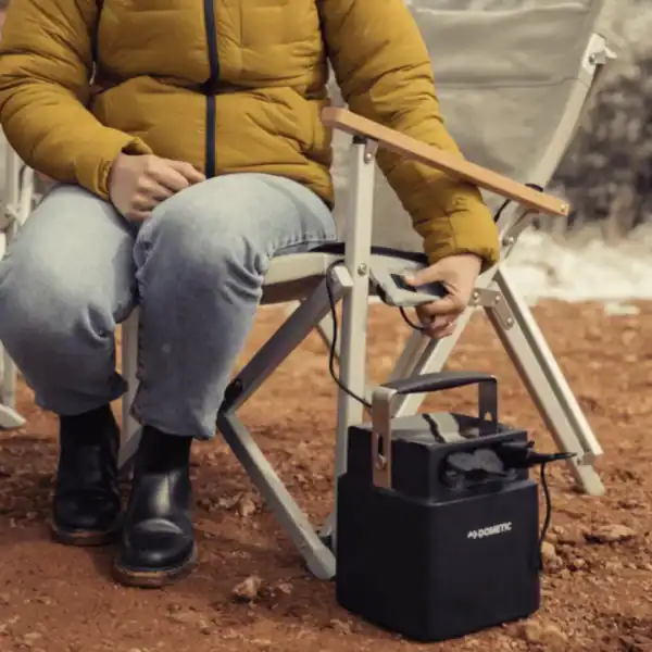 Dometic Go Camp Heater in gebruik