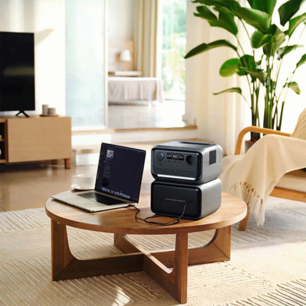 EcoFlow EB600 Extra Battery in gebruik als noodstroomvoorziening thuis
