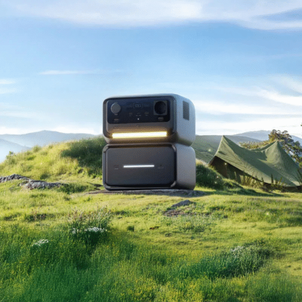 EcoFlow EB600 Extra Battery aangesloten op RIVER 3 Plus Power Station
