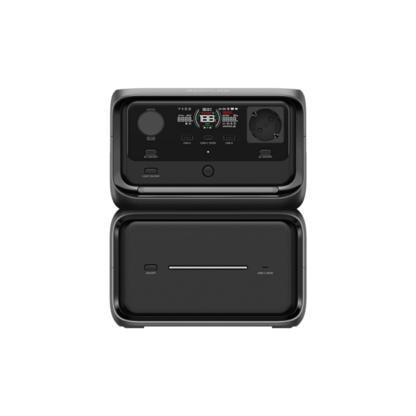 EcoFlow RIVER 3 Max Plus Power Station – compacte draagbare power station met 858Wh capaciteit en modern design