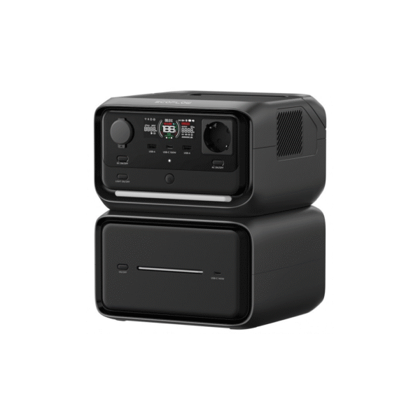 EcoFlow RIVER 3 Max Plus Power Station – compacte draagbare power station met 858Wh capaciteit en modern design