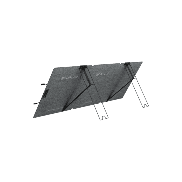 EcoFlow NextGen 160W zonnepaneel volledig uitgeklapt