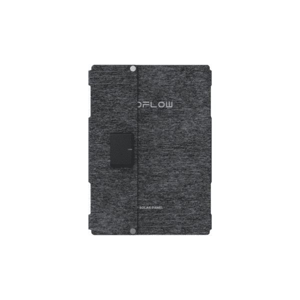 EcoFlow 45W zonnepaneel opgevouwen in compact formaat