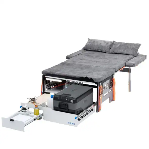 raxo box met matras grijs