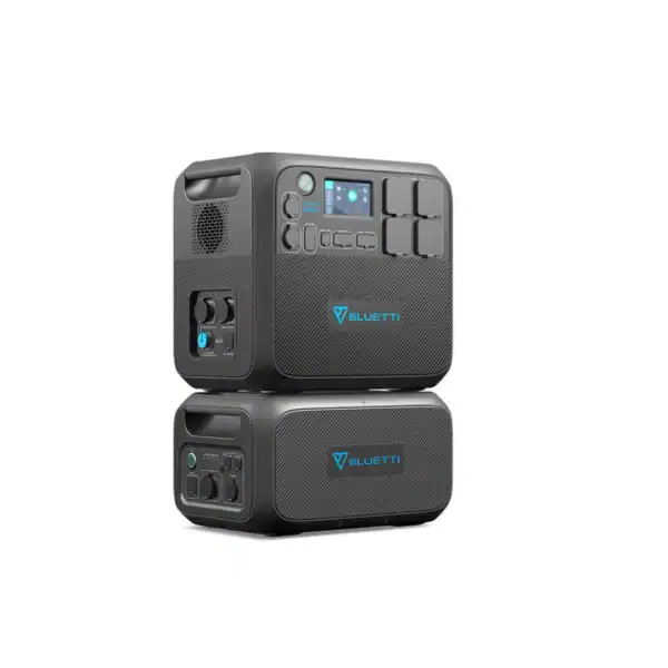 bluetti ac200max opladen met zonnepaneel