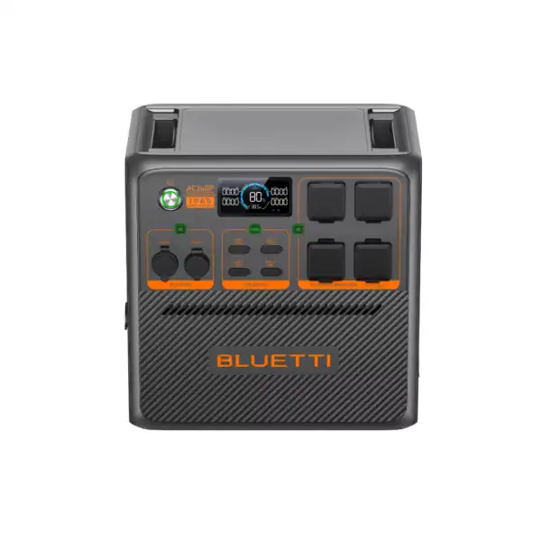 bluetti ac240p opladen met zonnepaneel