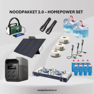 Noodpakket 2.0 – HomePower Set | Noodstroom voor thuis, zorg en werk