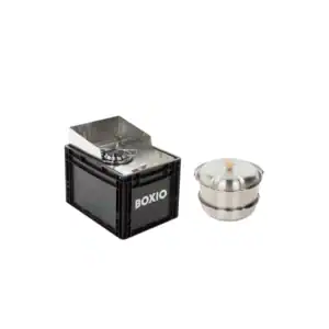 BOXIO COOK PLUS – Mobiel gasfornuis met pannenset