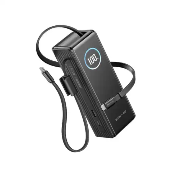 ecoflow rapid powerbank ingebouwde kabel