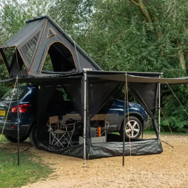 tentbox side awning room gesloten