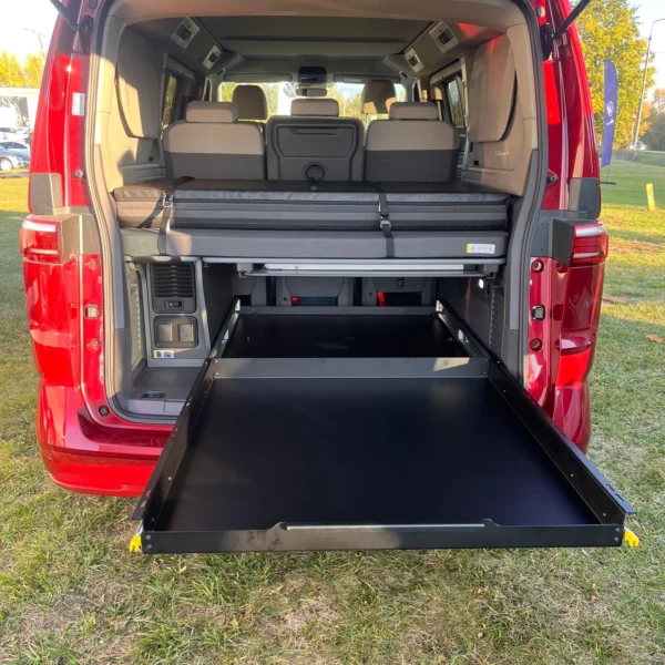 California Auto Aluminium Uitschuiflade VW T7 California Beach Tour – 1000mm 150kg - Afbeelding 3