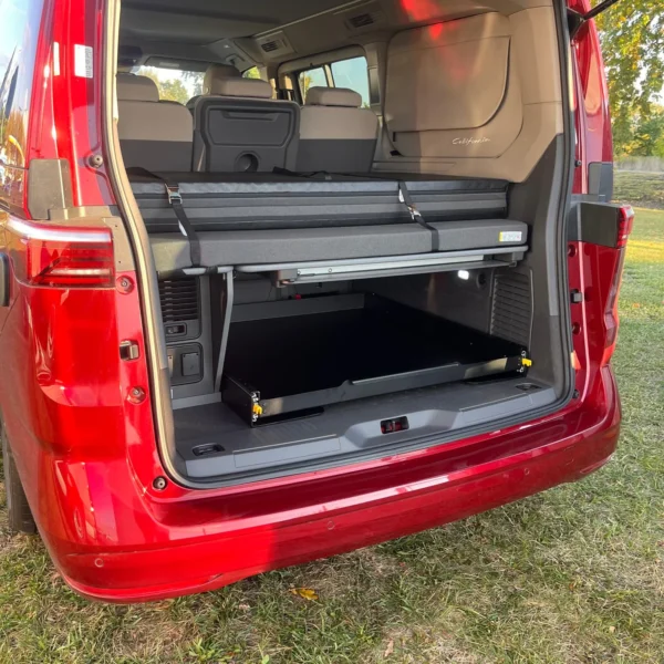 California Auto Aluminium Uitschuiflade VW T7 California Beach Tour – 1000mm 150kg - Afbeelding 5