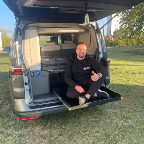 California Auto Uitschuiflade VW T7 California – Aluminium 800mm 150kg - Afbeelding 4