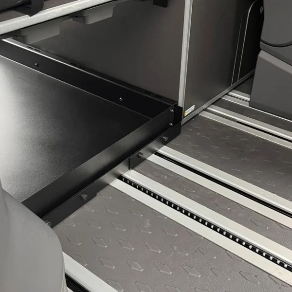 California Auto Uitschuiflade VW T7 California Beach – 1000mm Aluminium 150kg - Afbeelding 9
