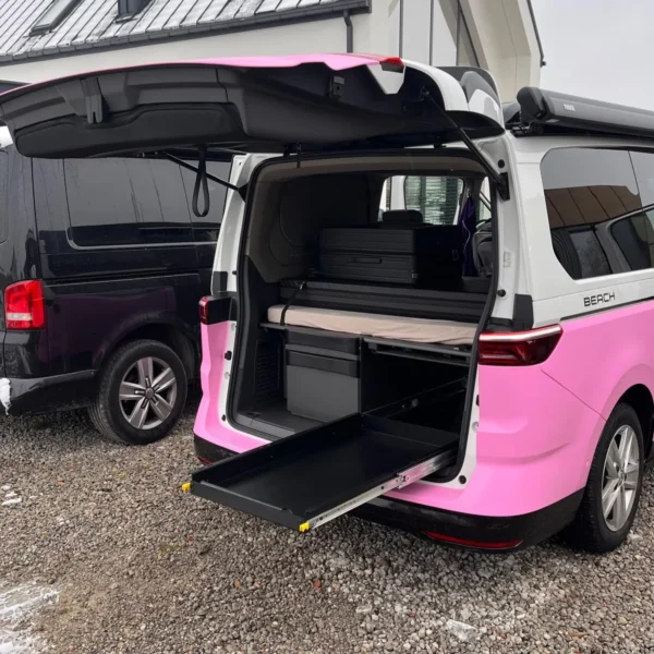 California Auto Uitschuiflade VW T7 California Beach – 1000mm Aluminium 150kg - Afbeelding 5