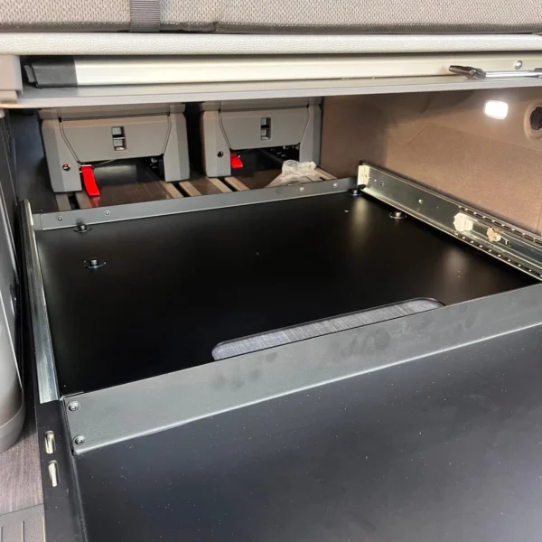 California Auto Uitschuiflade VW T7 California – Aluminium 800mm 150kg - Afbeelding 8