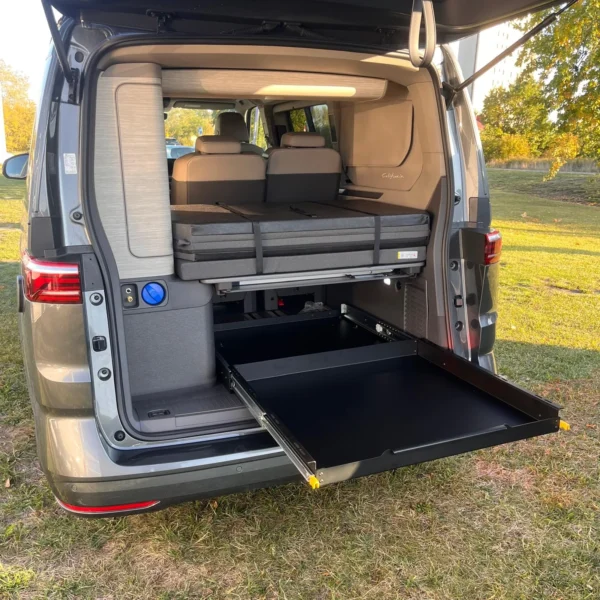 California Auto Uitschuiflade VW T7 California – Aluminium 800mm 150kg - Afbeelding 9