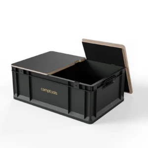CampTools Eurobox Antraciet met Deksel Set