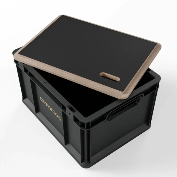 CampTools Eurobox Antraciet met Deksel Set productfoto 6
