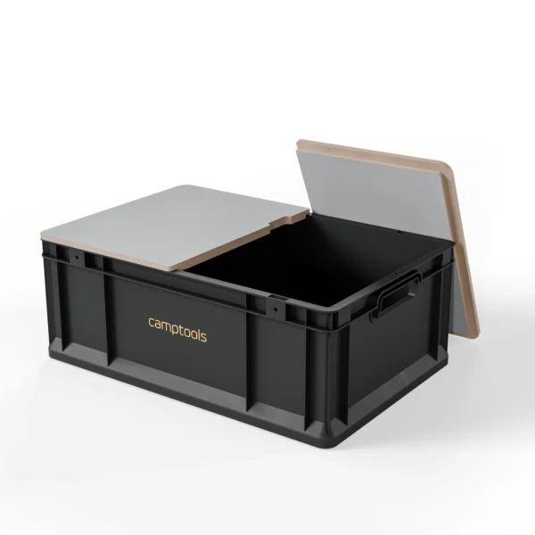 CampTools Eurobox Antraciet met Deksel Set productfoto 12