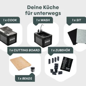 BOXIO KITCHEN LITE mobiele outdoor-keuken